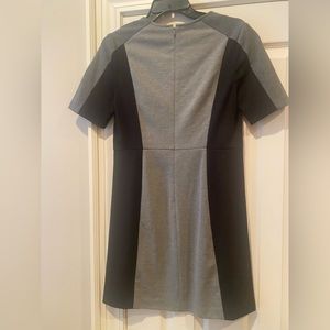 Loft Color Block Dress Black & Gray
Short sleeve, knee length
work wear